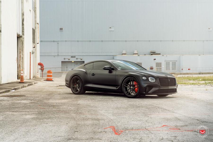  Bentley Continental GT on Vossen Wheels (HF-2) 2019 года  (фото 1 из 12)